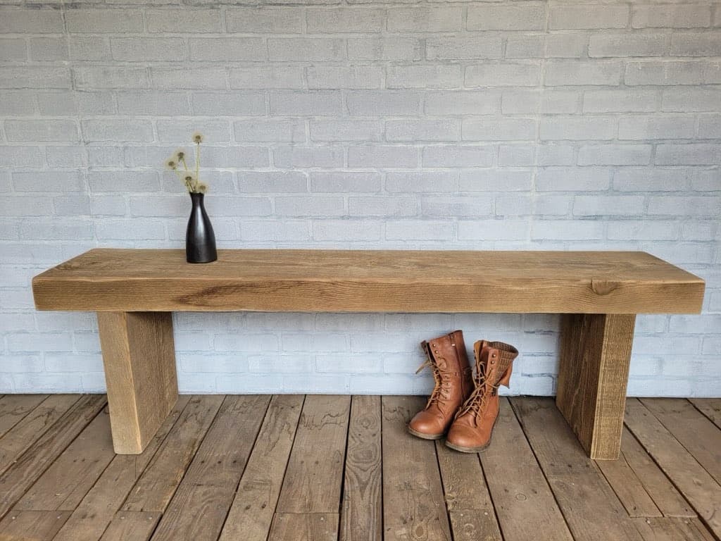 Reclaimed Wood Bench - Blackwood Custom Furniture
